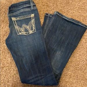 Wrangler girls jeans 8
